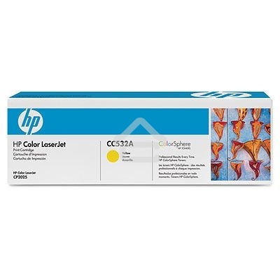 Картридж лазерный HP CC532A желтый для LJ CP2025/CM2320 2800стр.