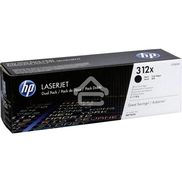 Тонер Картридж HP 312A CF380X черный для HP CLJ Pro M476 (4400 стр.)