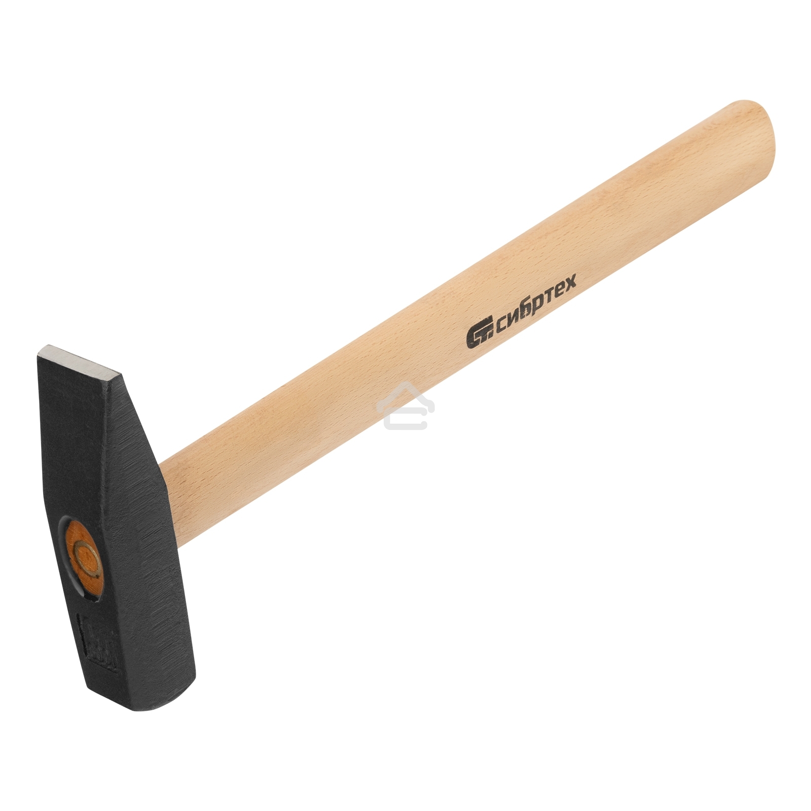 Молоток слесарный Сибртех, 800 г, квадратный боек, деревянная рукоятка