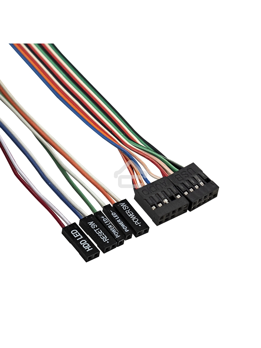 Компьютерный корпус Miditower Exegate CP-604 Black, ATX, <без БП>, 2*USB, Audio