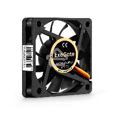 Вентилятор для корпуса ExeGate EX06010S3P-24 черный, 60 мм, 3000 об/мин, 24.1 дБ, 3 pin