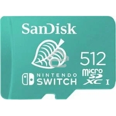 Флеш карта microSD 512Gb SanDisk microSDXC Class 10 UHS-I A1 C10 V30 U3 for Nintendo Switch 100/90 Mb/s