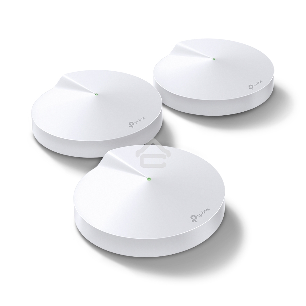 Маршрутизатор TP-Link TP-Link DECO M5(3-PACK) AC1300 Домашняя Wi-Fi система, чипсет Qualcomm, два диапазона (Dual-Band), поддержка стандартов 802.11ac/a/b/g/n, 717 МГц четырехъядерный процессор, Bluetooth 4.2, 2 гигабитных порта Ethernet, 1 порт USB Type-
