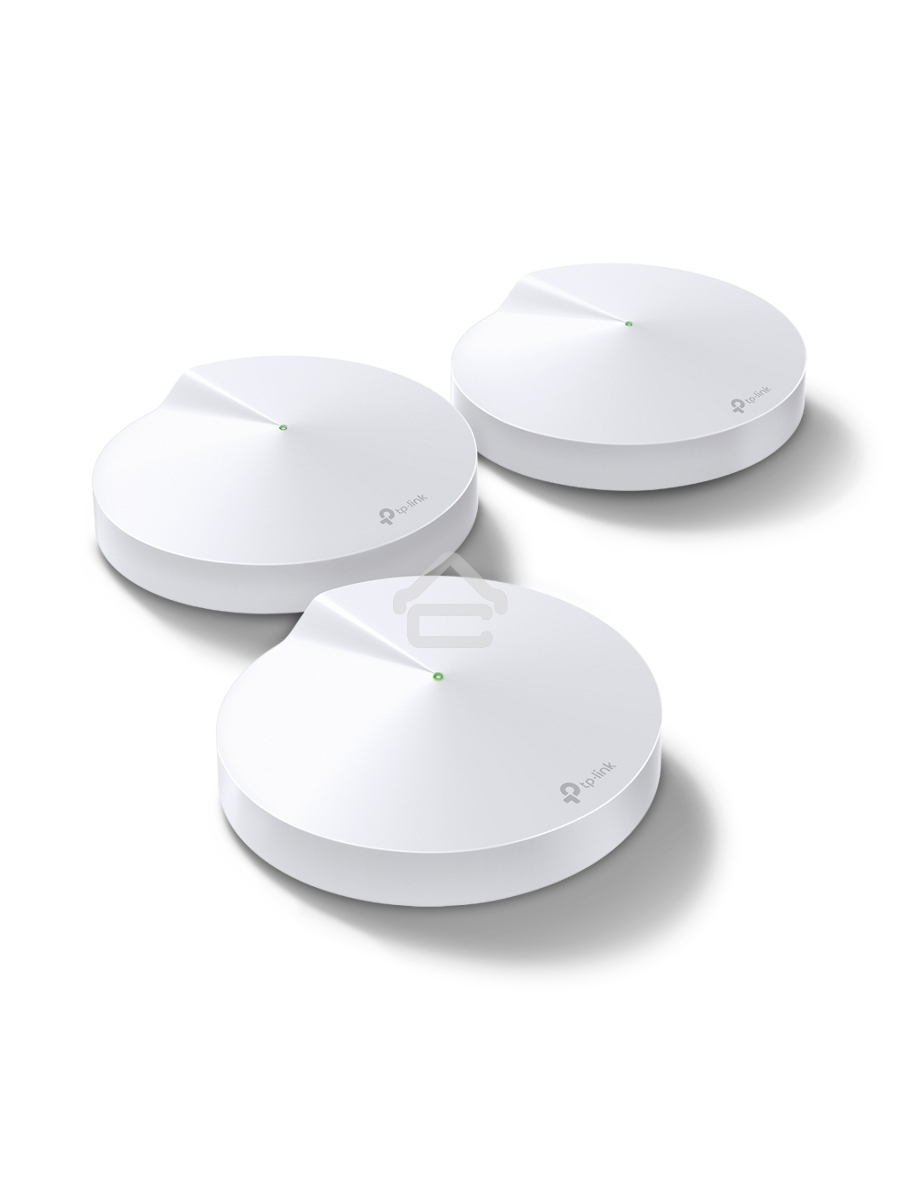 Маршрутизатор TP-Link TP-Link DECO M5(3-PACK) AC1300 Домашняя Wi-Fi система, чипсет Qualcomm, два диапазона (Dual-Band), поддержка стандартов 802.11ac/a/b/g/n, 717 МГц четырёхъядерный процессор, Bluetooth 4.2, 2 гигабитных порта Ethernet, 1 порт USB Type-
