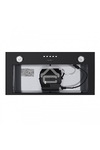 Вытяжка Maunfeld CROSBY SINGL 60 BLACK Gl, Полновстраиваемая, 60см, 850 м3, кнопочное управление, черная