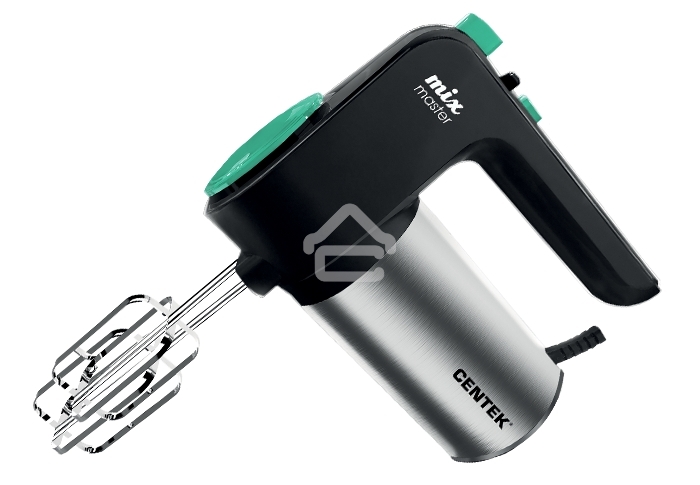 Миксер Centek CT-1123 (черный/сталь)