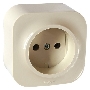 Розетка Legrand 782241 с заземлением без шторок (Слоновая кость)