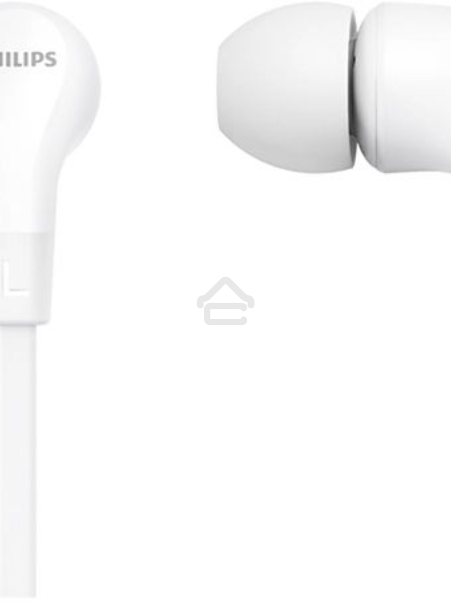 Гарнитура вкладыши Philips TAE1105WT/00 1.2м белый проводные в ушной раковине