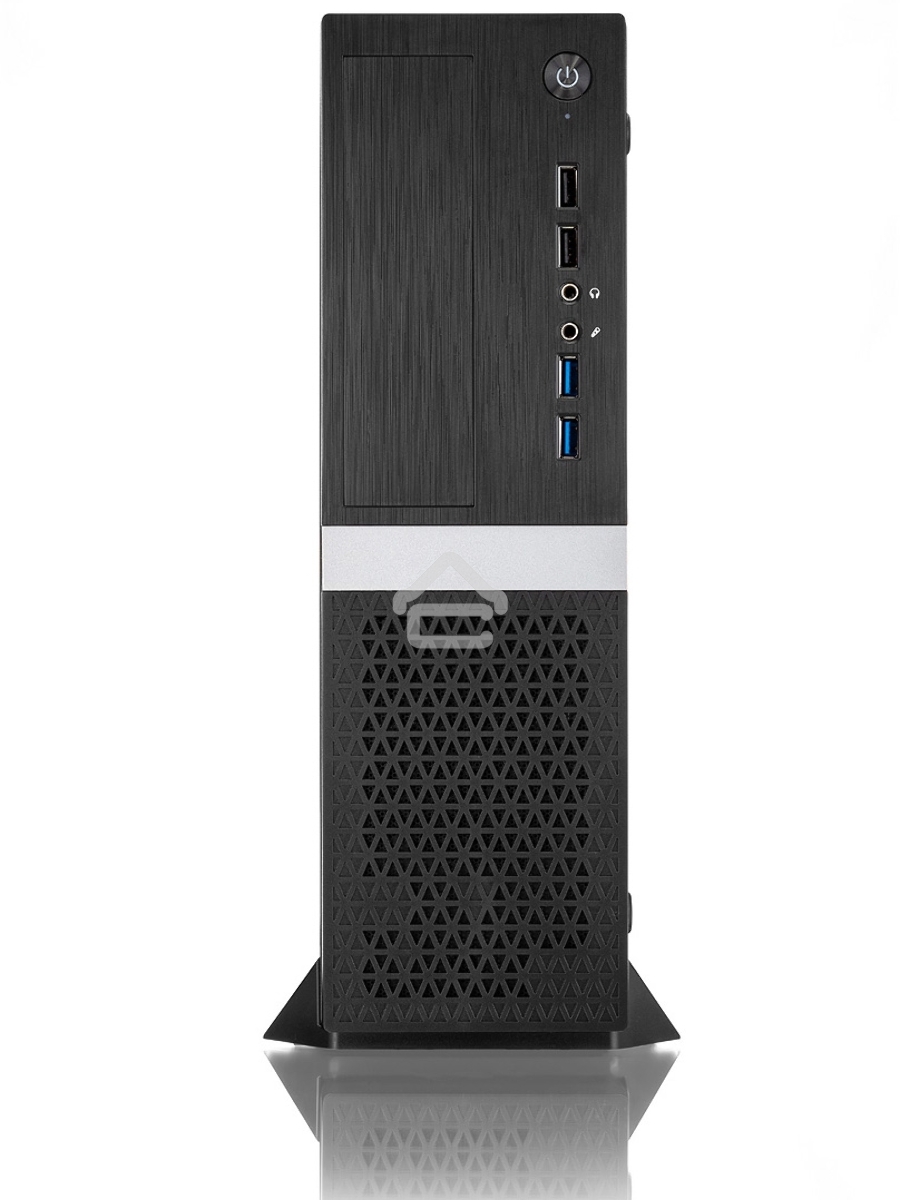 Компьютерный корпус Foxline FL-211-TFX300S с блоком питания 300Вт, mATX case, black, w/PSU TFX 300W, w/2xUSB2.0+2xUSB3.0, w/pwr cord, w/ 8cm FAN