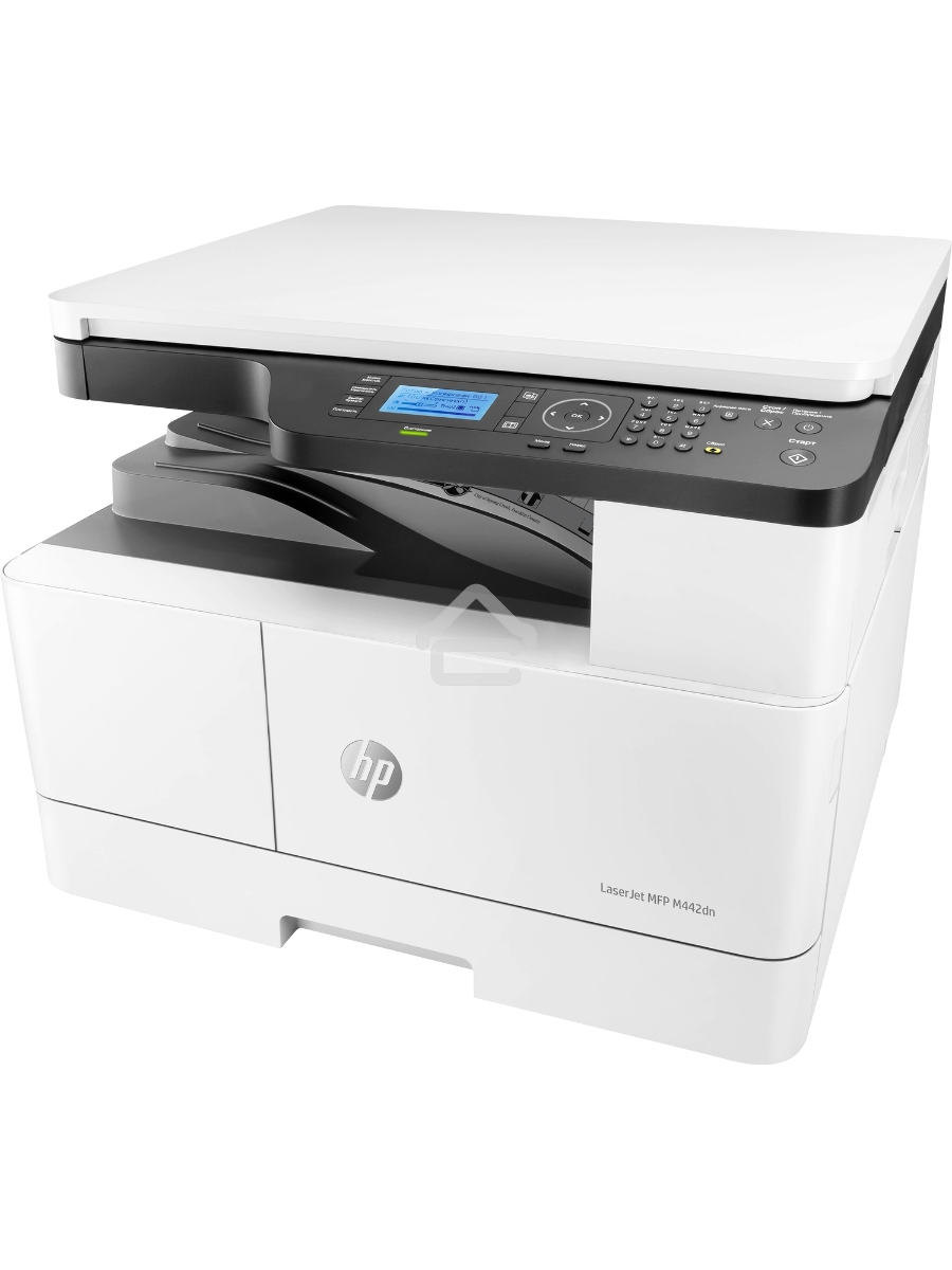 МФУ лазерный HP LaserJet M442dn (8AF71A), A3, ч/б, печ. до 24 стр/мин. (А4) до 13 стр/мин. (А3), 1200 x 1200 dpi (печать) 600x600dpi (скан.), USB, RJ-45