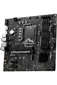 Материнская плата MSI PRO B760M-P DDR5, LGA 1700, Intel B760, 4xDDR5, 4xSATA, 2xM.2, 1xPCIe 4.0 x16, 2xPCIe 3.0 x1, 1xHDMI, 1xDP, 1xVGA, 1x1Gb LAN, 4xUSB-A 2.0, 1xUSB-A 3.2 Gen 1, 1xUSB-C 3.2 Gen 2, 3x3.5 мм, 7.1, mATX