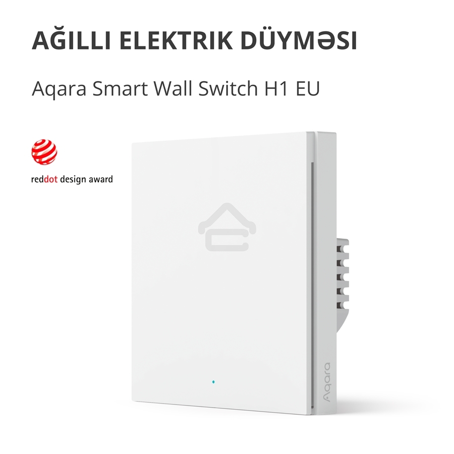 Выключатель умный одноклавишный Aqara Smart Wall Switch H1 (WS-EUK01)