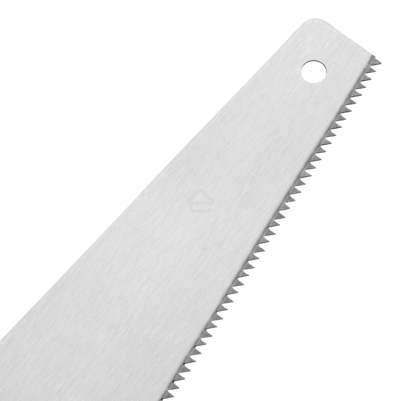 Ножовка по дереву Sparta 400 мм, 7-8 ТРI, каленый зуб, линейка, деревянная рукоятка