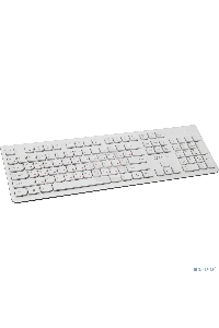 Клавиатура Oklick 505M белый USB slim