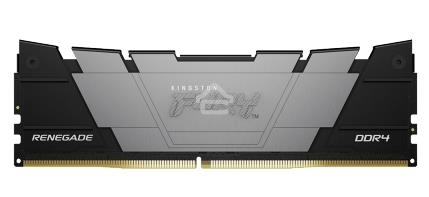 Оперативная память Kingston Fury Renegade, DDR4, 32GB (2x16GB), 3200MHz, CL16, DIMM, с радиаторами, серый/черный