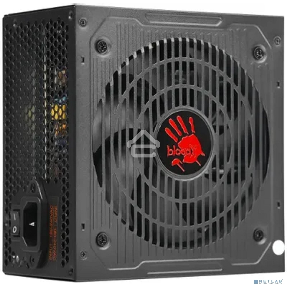Блок питания Bloody BD-PS500W, 500Вт, 80 PLUS белый, 120мм,черный