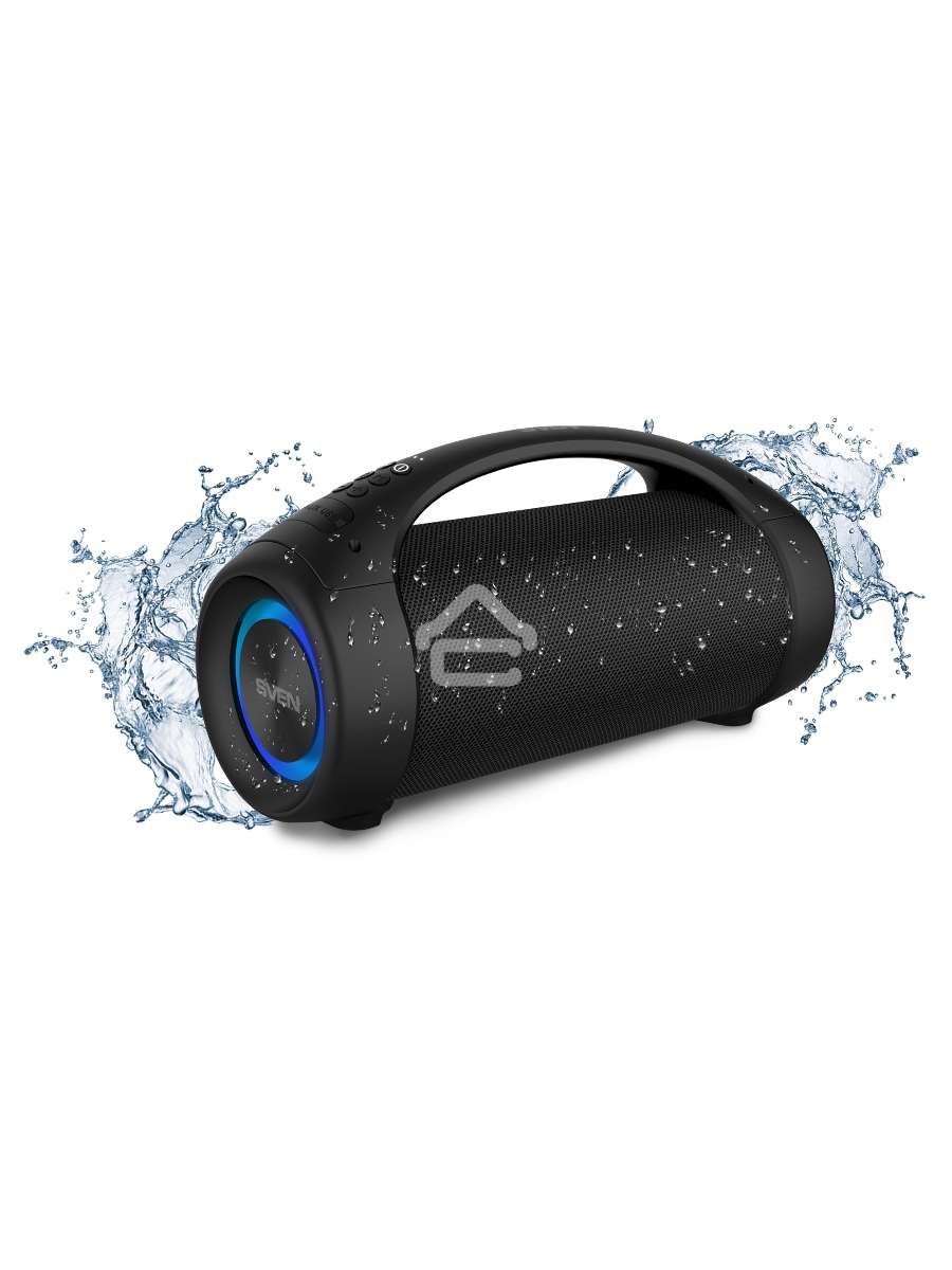Колонки Sven 370 2.0 чёрные (2x2W, USB, RGB подсветка)
