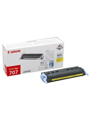 Картридж лазерный Canon 707Y (9421A004) желтый (2000 стр.) для LBP 5000/5100