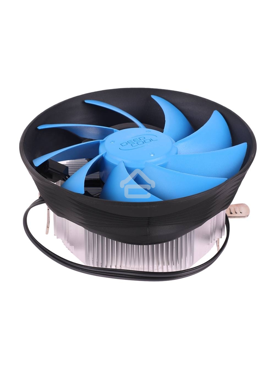 Кулер для процессора DEEPCOOL GAMMA ARCHER синий, 120 мм, алюминий, 1600 об/мин, 26.1 дБ, 3 pin, 95 Вт, 65.5 мм