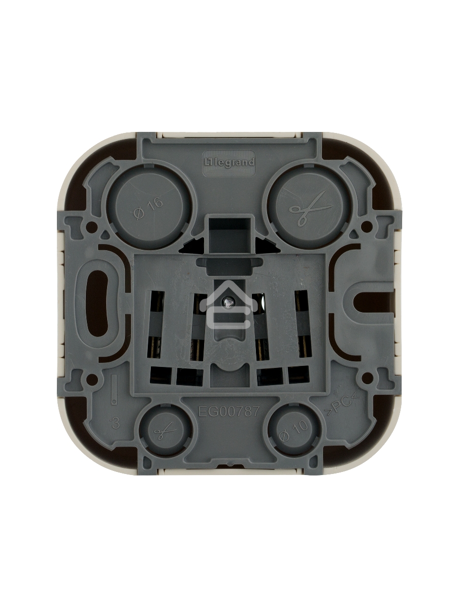 Розетка без заземления без шторок (Слоновая кость) Legrand 782240