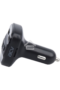Автомобильный FM-модулятор ACV FMT-121B черный MicroSD BT USB (37575)