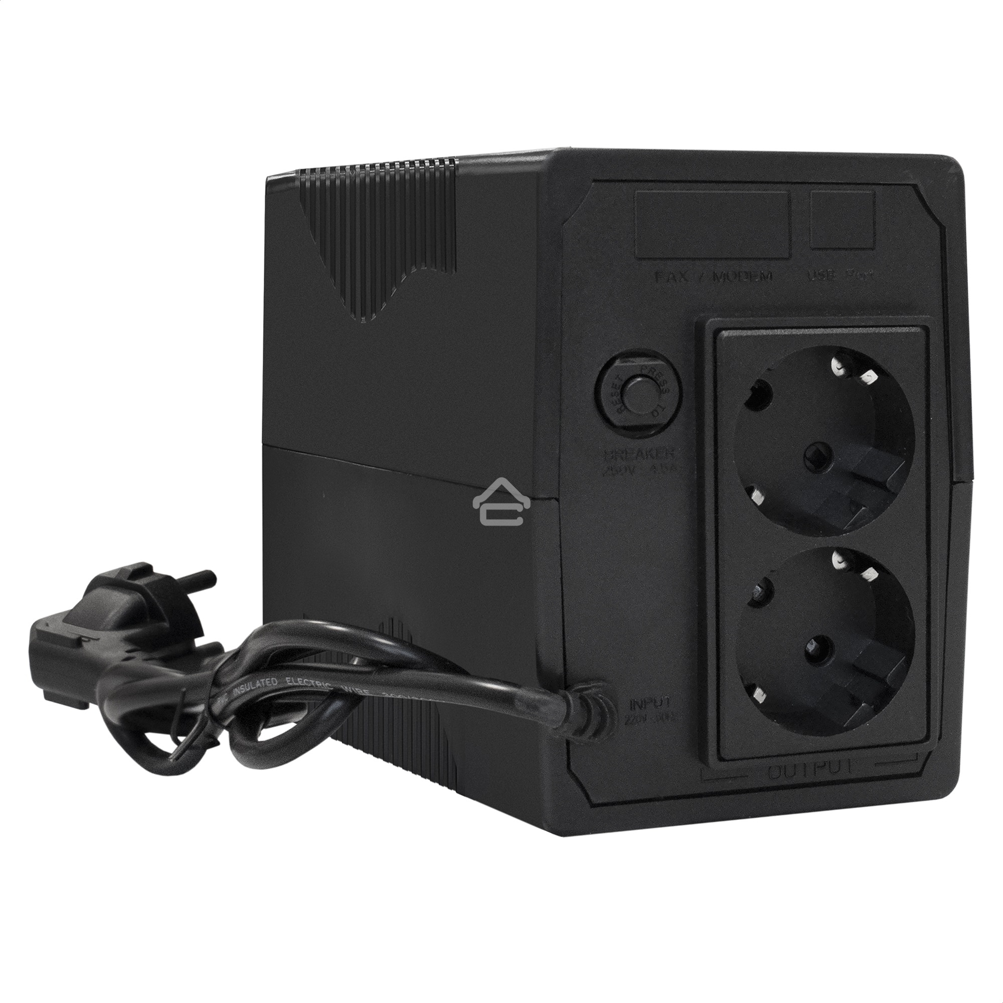 Источник бесперебойного питания ExeGate Power Back BNB-1000.LED.AVR.2SH <1000VA/550W, LED, AVR, 2*Schuko, Black>