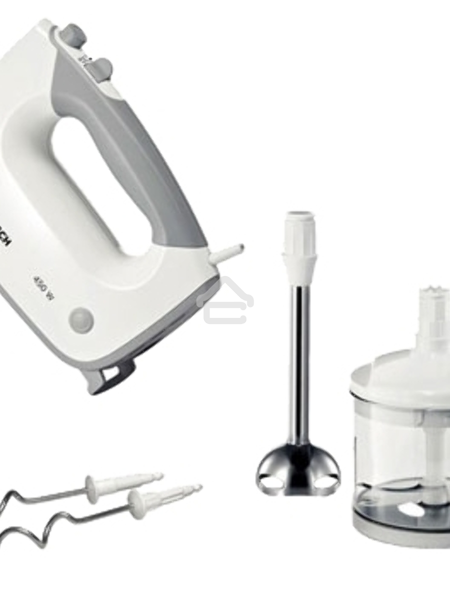 Миксер ручной Bosch MFQ36480 450Вт белый/серый