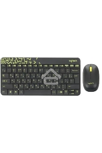 Клавиатура + мышь Logitech Wireless Desktop MK240 Nano Black Retail Combo