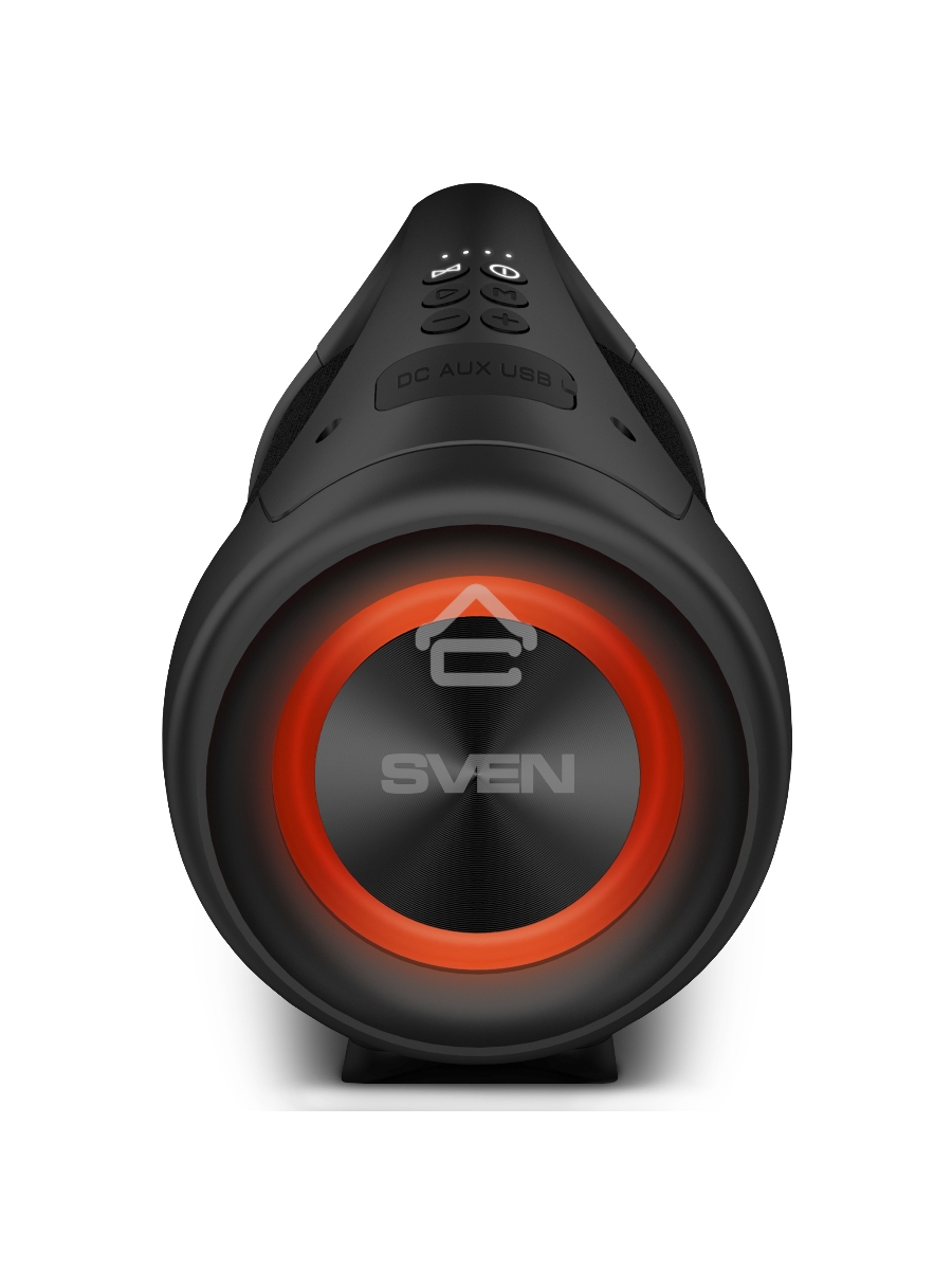 Колонки Sven 370 2.0 чёрные (2x2W, USB, RGB подсветка)