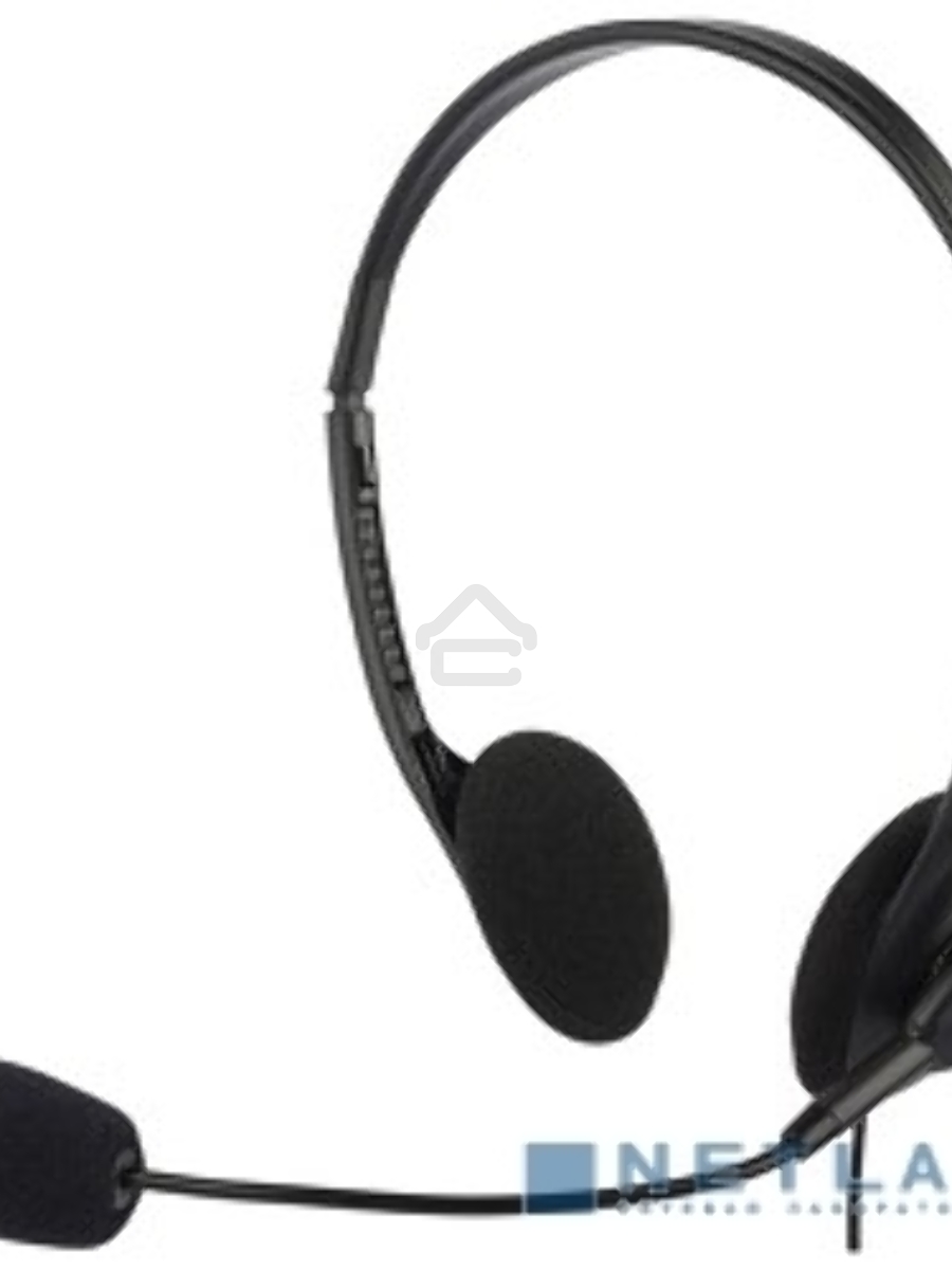 Гарнитура Oklick HS-M143VB черный 1.8м накладные оголовье