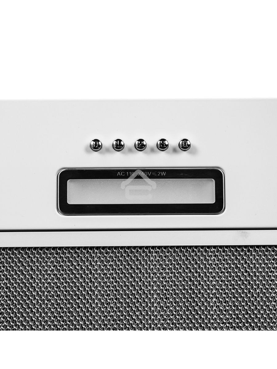 Вытяжка встраиваемая LEX GS Bloc LIGHT 600 белый управление: кнопочное (1 мотор)