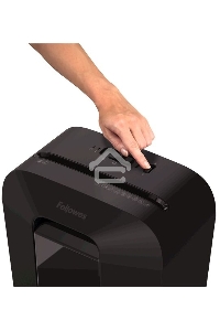 Шредер Fellowes PowerShred LX70 черный (секр.P-4)/перекрестный/11лист./18лтр./скрепки/скобы/пл.карты