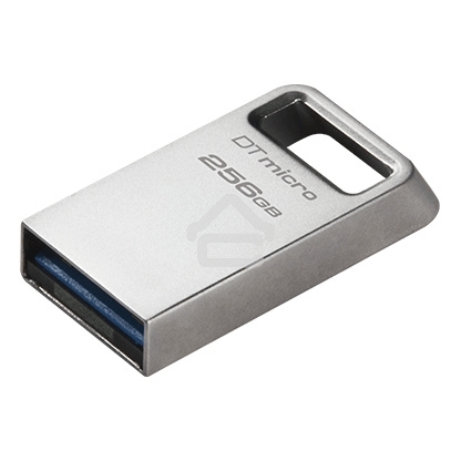 Флешка USB Kingston 256Gb DataTraveler Micro DTMC3G2/256Gb USB 3.0 серебристый