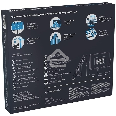 Прожектор светодиодный Gauss Qplus 50Вт 6500К 4250лм IP65 графит. сер. 1/10