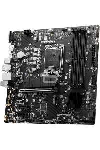 Материнская плата MSI PRO B760M-P DDR5, LGA 1700, Intel B760, 4xDDR5, 4xSATA, 2xM.2, 1xPCIe 4.0 x16, 2xPCIe 3.0 x1, 1xHDMI, 1xDP, 1xVGA, 1x1Gb LAN, 4xUSB-A 2.0, 1xUSB-A 3.2 Gen 1, 1xUSB-C 3.2 Gen 2, 3x3.5 мм, 7.1, mATX