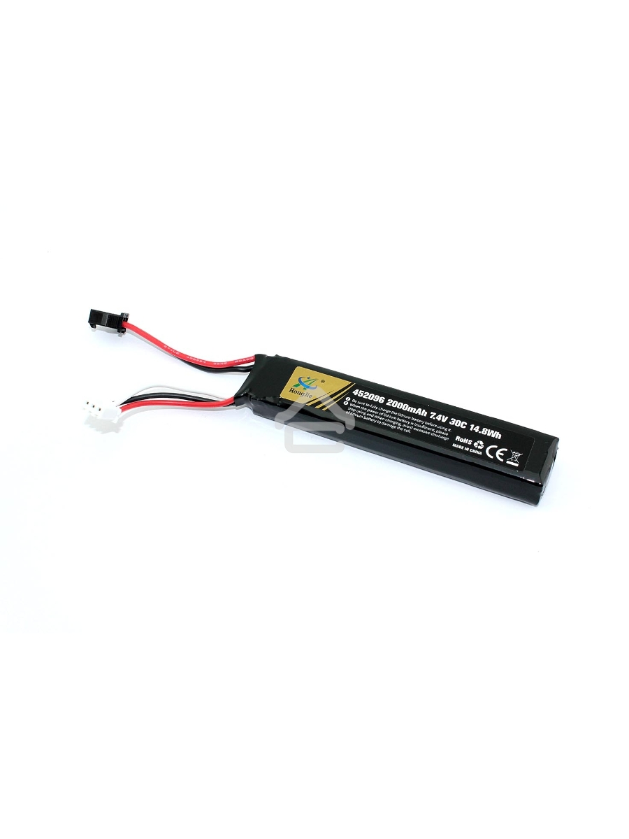 Аккумулятор Li-Pol 7.4V 452096 2000mAh разъем SM