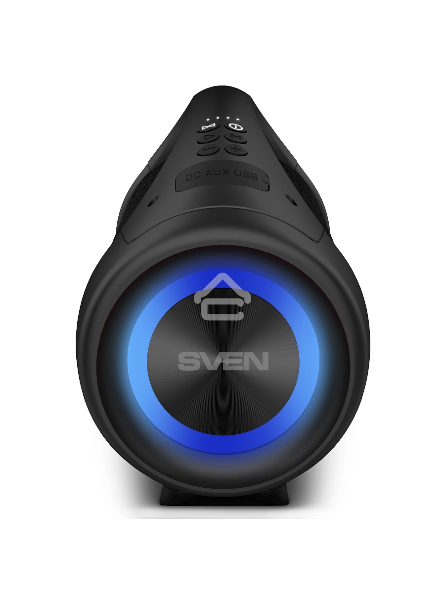 Колонки Sven 370 2.0 чёрные (2x2W, USB, RGB подсветка)