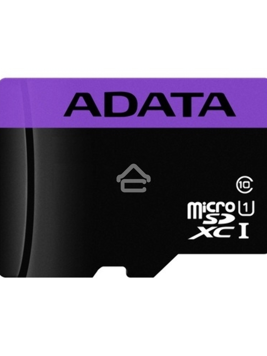Флеш карта microSDXC 64GB ADATAUHS-1 CL10 (AUSDX64GUICL10-RA1) + SD adaptor