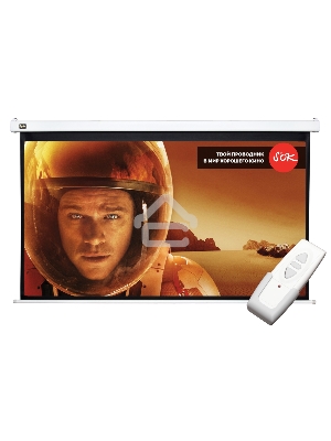 Pro 250x140см Motoscreen 16:9 настенно-потолочный  (моторизованный) 113' фибергласс