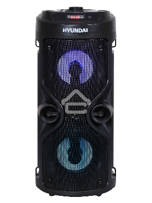 Минисистема Hyundai H-MC150 черный 50Вт/FM/USB/BT/SD/MMC