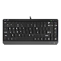 Клавиатура A4Tech Fstyler FK11 проводная USB серый/черный