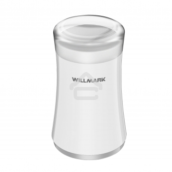 Кофемолка Willmark WCG-274 200 Вт, 100г., прозрачная крышка, ротационный нож, белый
