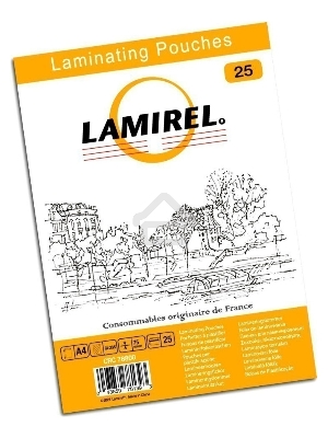 Пленка для ламинирования Fellowes 75мкм A4 (25шт) глянцевая 216x303мм Lamirel (LA-78800)