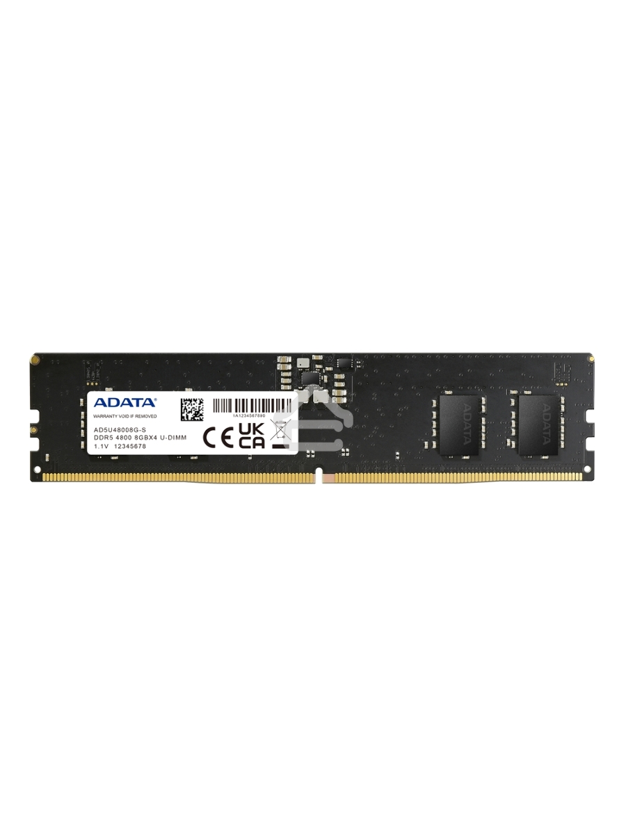 Оперативная память ADATA, DDR5, 8GB (1x8GB), 4800MHz, CL40, UDIMM