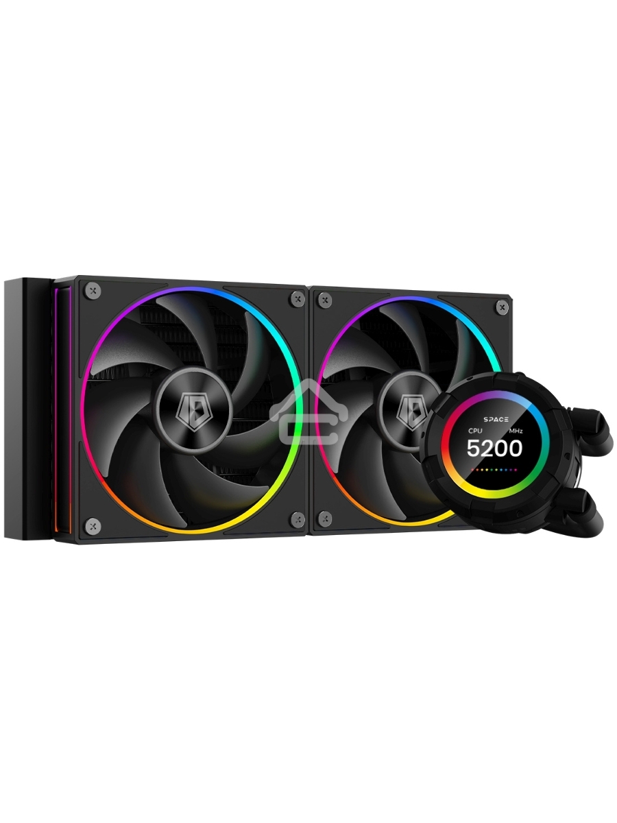 Система водяного охлаждения ID-Cooling SL240 черный 120мм алюминий+медь 2000rpm 30db 4-pin 300W