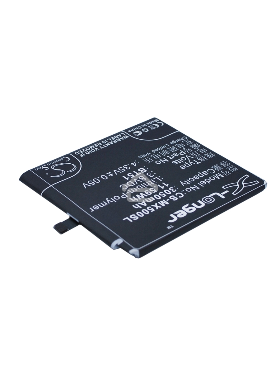 Аккумулятор CameronSinoCS-MX500SL BT51 для Meizu MX5 3.8V / 3050mAh / 11.59Wh