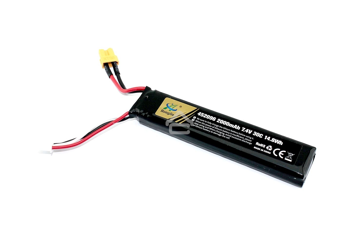 Аккумулятор Li-Pol 7.4V 452096 2000mAh разъем XT30-plug