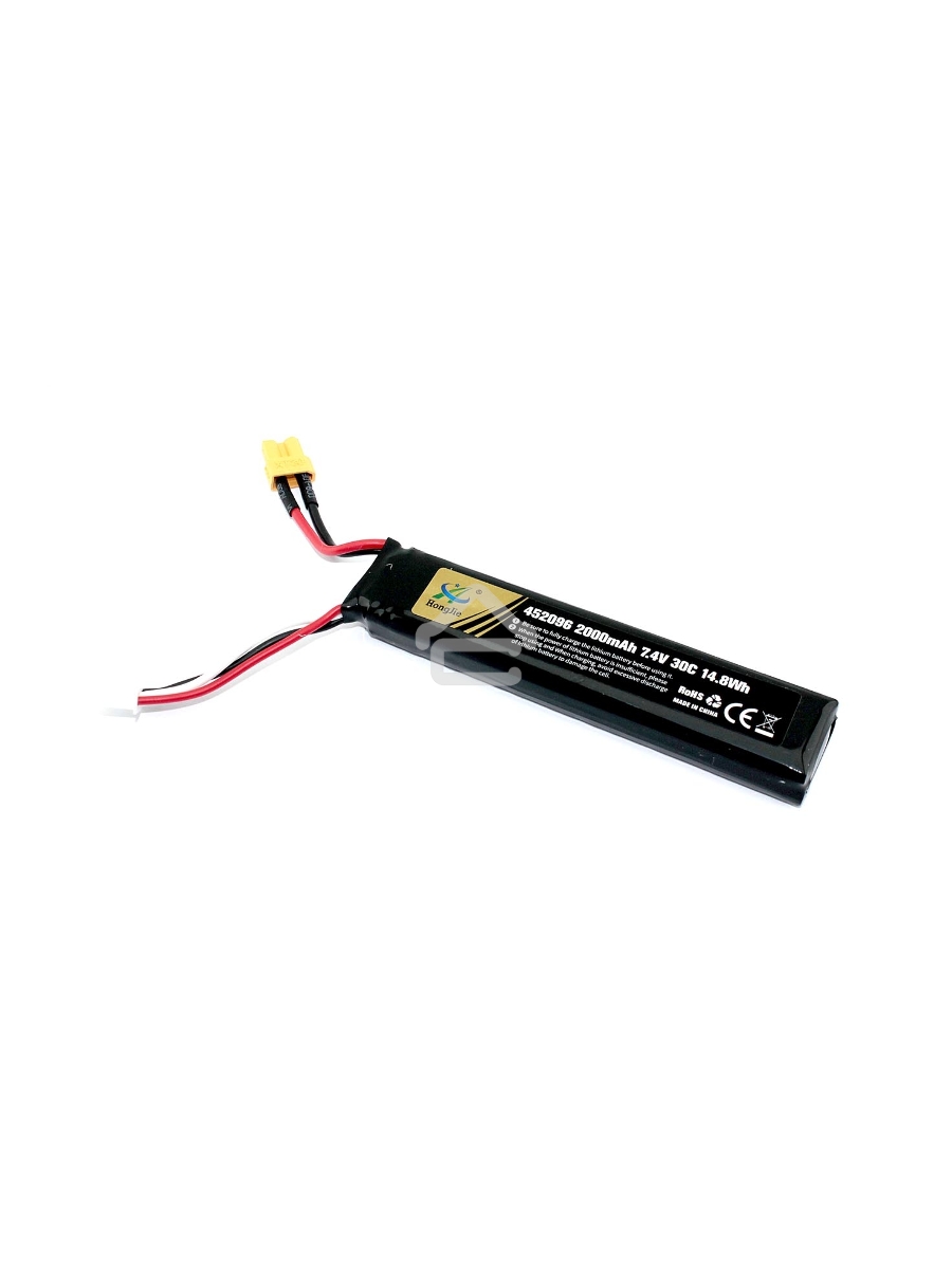 Аккумулятор Li-Pol 7.4V 452096 2000mAh разъем XT30-plug