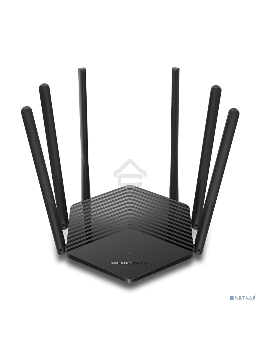 Роутер Mercusys AC1900 Wireless AC Gigabit Router, 600 Mbps at 2.4 GHz + 1300 Mbps at 5 GHz, 6×5dBi Fixed External Antennas with Beamforming, 2× G LAN Ports, 1× G WAN Port, Access Point Mode, 3X3 MU-MIMO, Parental Controls, Guest Network, Smart Connect