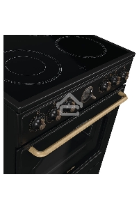 Электрическая плита Gorenje GECS6B71CLB черный стеклокерамика (без крышки)